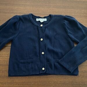 Hope & Henry Navy Kids Sweater